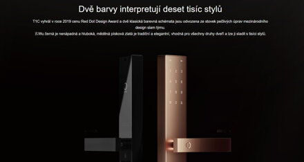 Orvibo WIFI chytrý dveřní zámek T1 zlatý