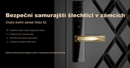 Orvibo luxusní WIFI chytrý dveřní zámek S2