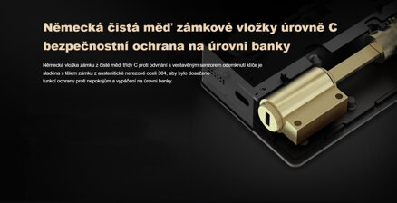 Orvibo luxusní WIFI chytrý dveřní zámek S2