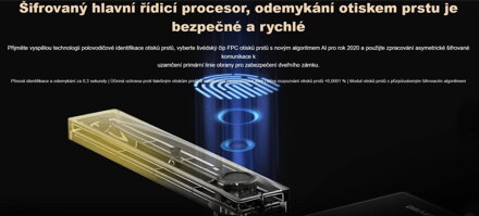 Orvibo luxusní WIFI chytrý dveřní zámek S2