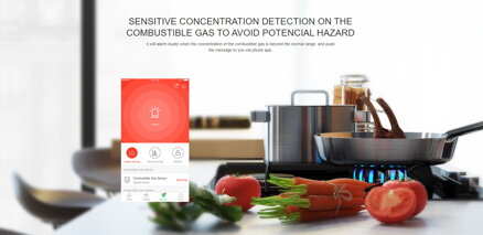 Orvibo ZigBee chytrý senzor hořlavých plynů SG30